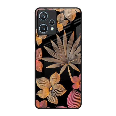 Lines Pattern Flowers Glossy Case for Realme 9 Pro 5G