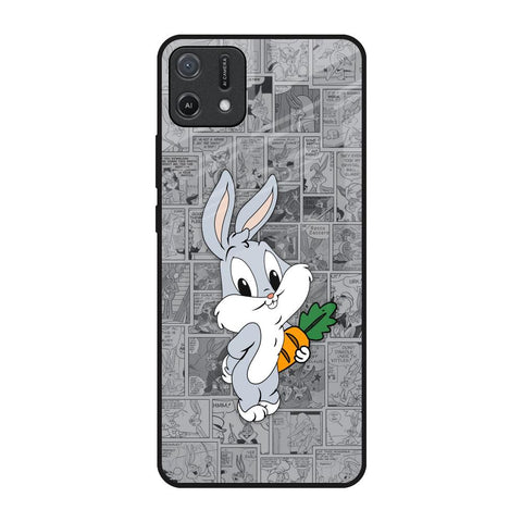Cute Baby Bunny Glossy Case for Oppo A16K