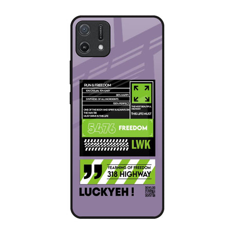 Run & Freedom Glossy Case for Oppo A16K