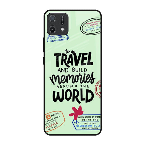 Travel Stamps Glossy Case for Oppo A16K