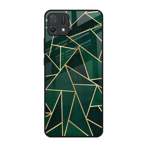 Abstract Green Glossy Case For Oppo A16K