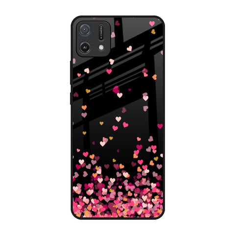 Heart Rain Fall Glossy Case For Oppo A16K