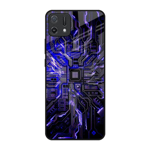 Techno Color Pattern Glossy Case For Oppo A16K