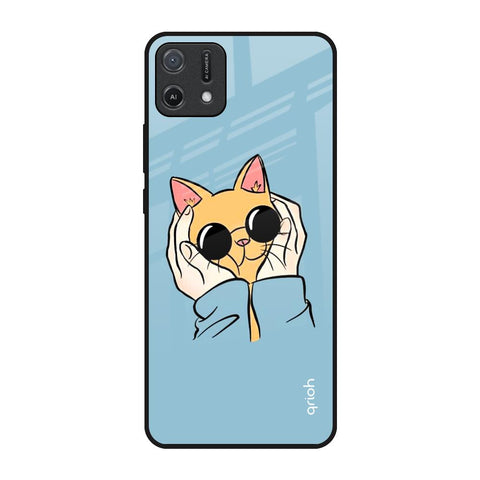 Adorable Cute Kitty Glossy Case For Oppo A16K