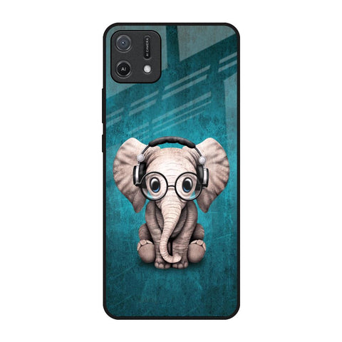 Adorable Baby Elephant Glossy Case For Oppo A16K