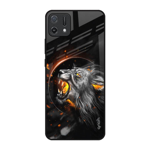 Aggressive Lion Glossy Case for Oppo A16K