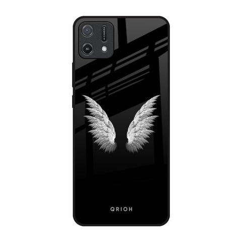 White Angel Wings Glossy Case for Oppo A16K