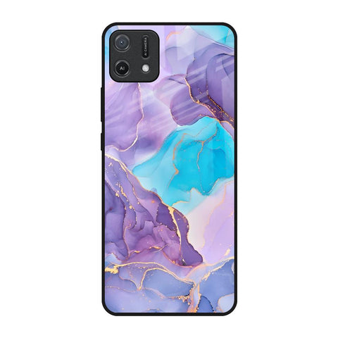 Alcohol ink Marble Glossy Case for Oppo A16K