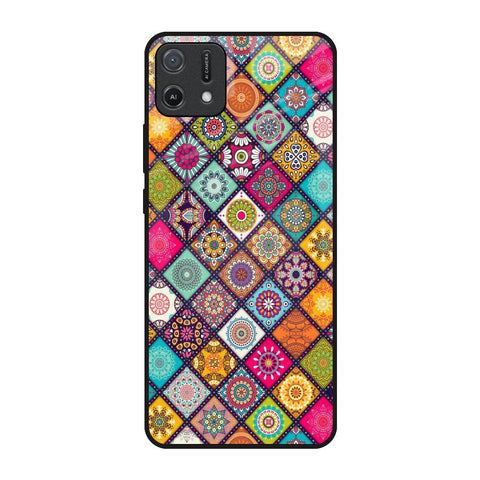 Multicolor Mandala Glossy Case for Oppo A16K