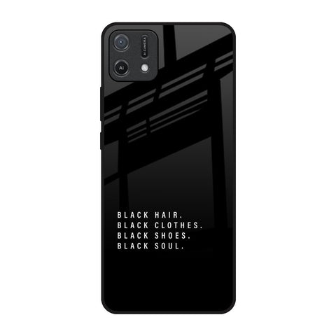 Black Soul Glossy Case for Oppo A16K