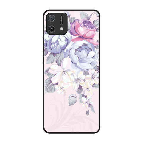Elegant Floral Glossy Case for Oppo A16K