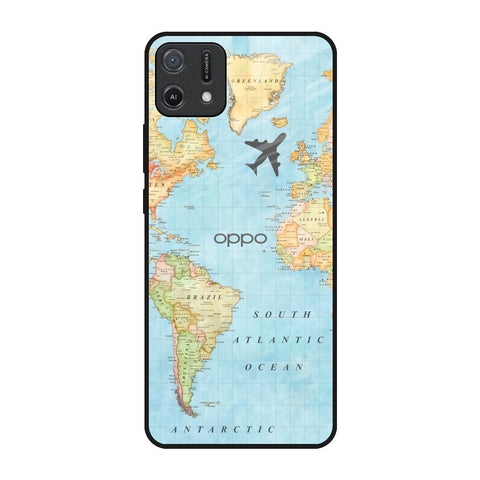 Fly Around The World Glossy Case for Oppo A16K