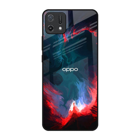 Brush Art Glossy Case For Oppo A16K