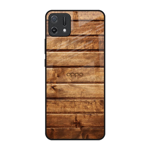 Wooden Planks Glossy Case for Oppo A16K