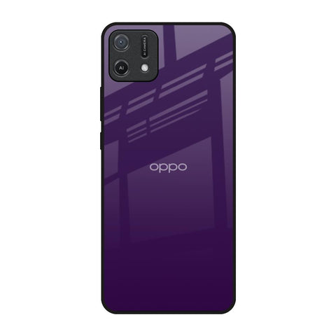 Dark Purple Glossy Case for Oppo A16K