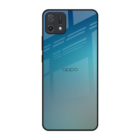 Sea Theme Gradient Glossy Case for Oppo A16K
