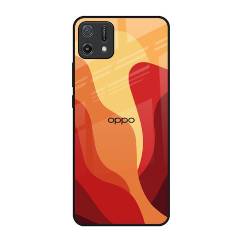 Magma Color Pattern Glossy Case for Oppo A16K