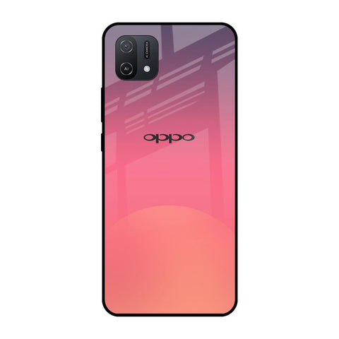 Sunset Orange Glossy Case for Oppo A16K