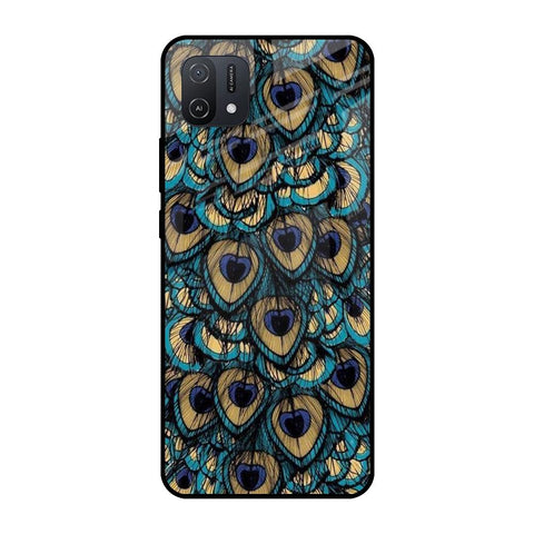 Peacock Feathers Glossy case for Oppo A16K