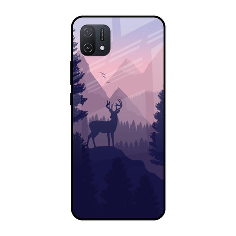 Deer In Night Glossy Case For Oppo A16K