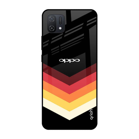Abstract Arrow Pattern Glossy Case For Oppo A16K