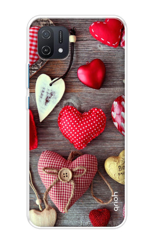 Valentine Hearts Soft Cover for Oppo A16K