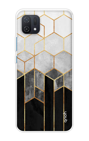 Hexagonal Pattern Soft Cover for Oppo A16K