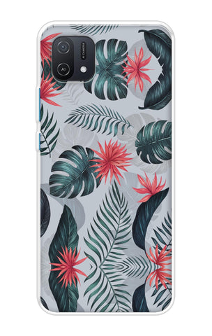 Retro Floral Leaf Soft Cover for Oppo A16K