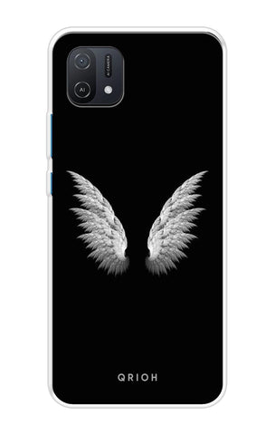 White Angel Wings Soft Cover for Oppo A16K