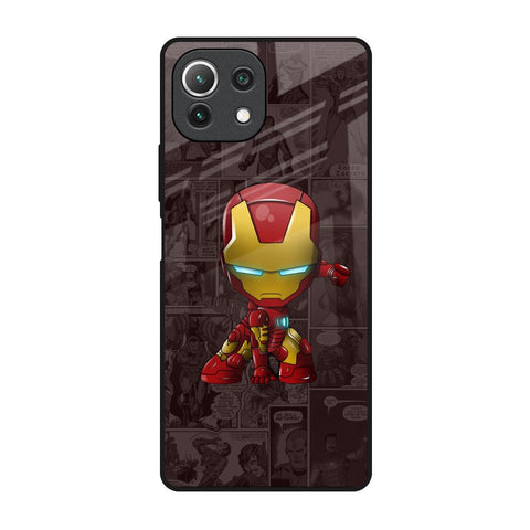 Angry Baby Super Hero Glossy Case for Mi 11 Lite NE 5G