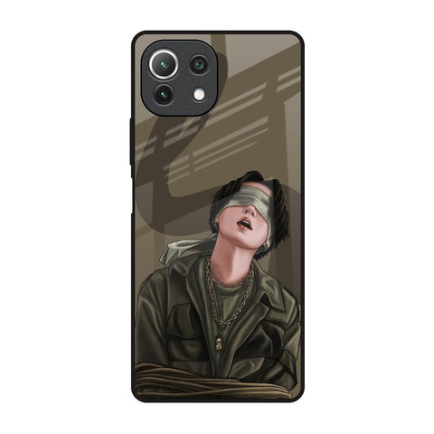 Blind Fold Glossy Case for Mi 11 Lite NE 5G