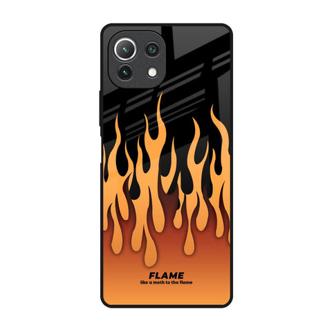 Fire Flame Glossy Case for Mi 11 Lite NE 5G