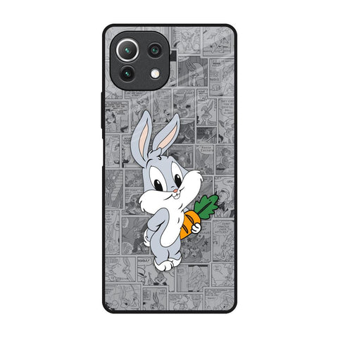 Cute Baby Bunny Glossy Case for Mi 11 Lite NE 5G