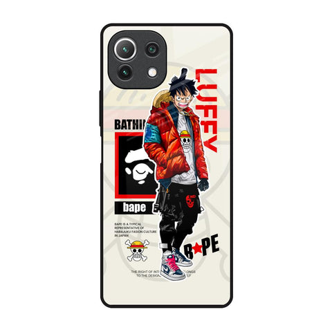 Bape Luffy Glossy Case for Mi 11 Lite NE 5G