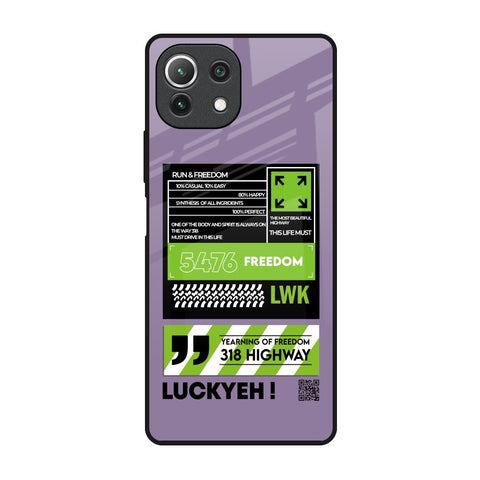 Run & Freedom Glossy Case for Mi 11 Lite NE 5G