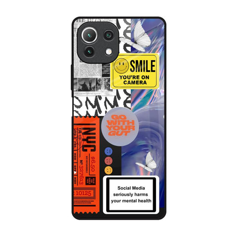 Smile for Camera Glossy Case for Mi 11 Lite NE 5G