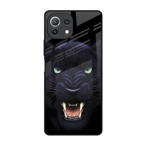 Angry Black Leopard Glossy Case for Mi 11 Lite NE 5G