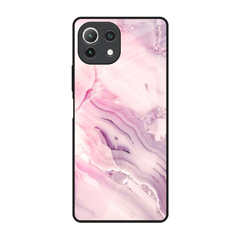 Diamond Pink Gradient Glossy Case For Mi 11 Lite NE 5G