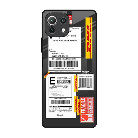 Cool Barcode Label Glossy Case For Mi 11 Lite NE 5G