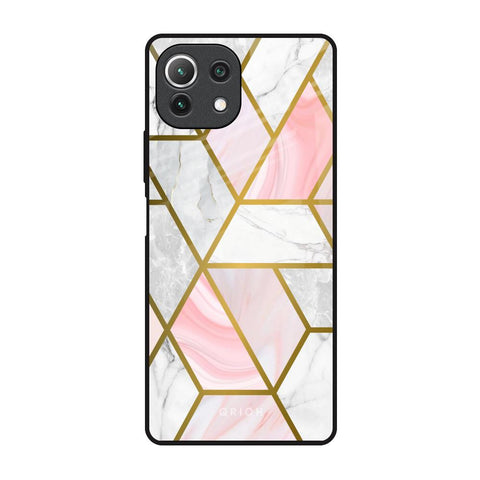 Geometrical Marble Glossy Case for Mi 11 Lite NE 5G