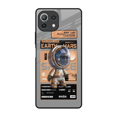 Space Ticket Glossy Case for Mi 11 Lite NE 5G