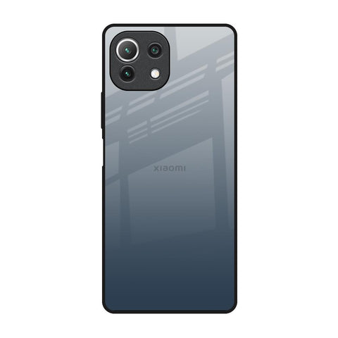 Smokey Grey Color Glossy Case For Mi 11 Lite NE 5G