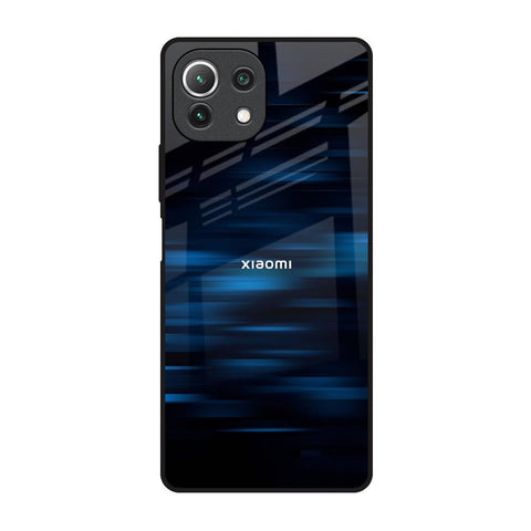 Blue Rough Abstract Glossy Case for Mi 11 Lite NE 5G