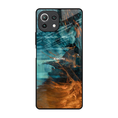 Golden Splash Glossy Case for Mi 11 Lite NE 5G