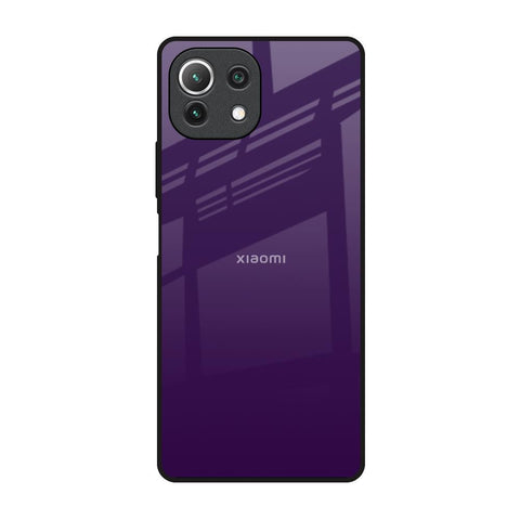 Dark Purple Glossy Case for Mi 11 Lite NE 5G