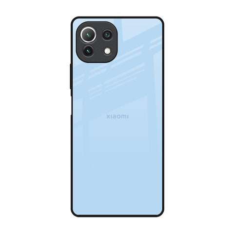 Pastel Sky Blue Glossy Case for Mi 11 Lite NE 5G