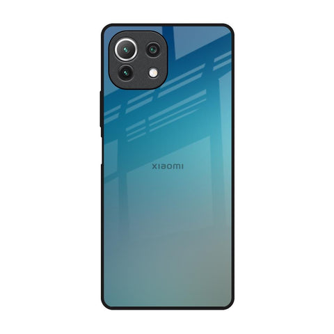 Sea Theme Gradient Glossy Case for Mi 11 Lite NE 5G