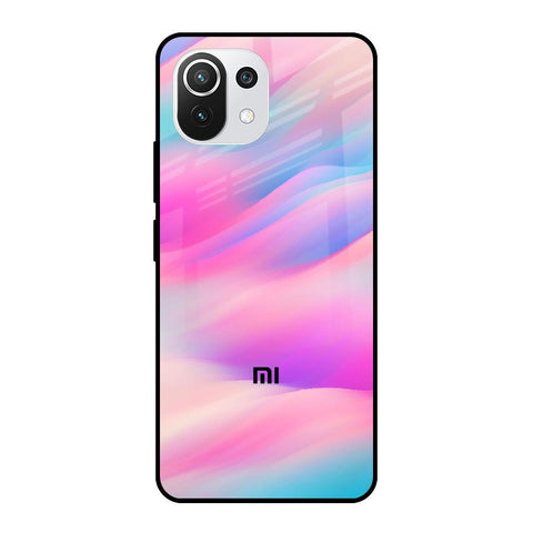 Colorful Waves Glossy case for Mi 11 Lite NE 5G