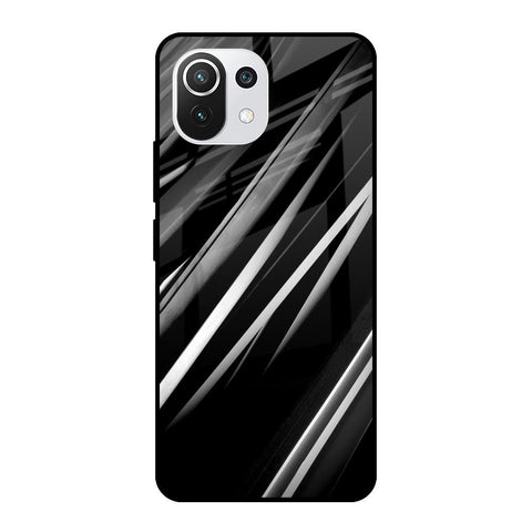 Black & Grey Gradient Glossy Case For Mi 11 Lite NE 5G