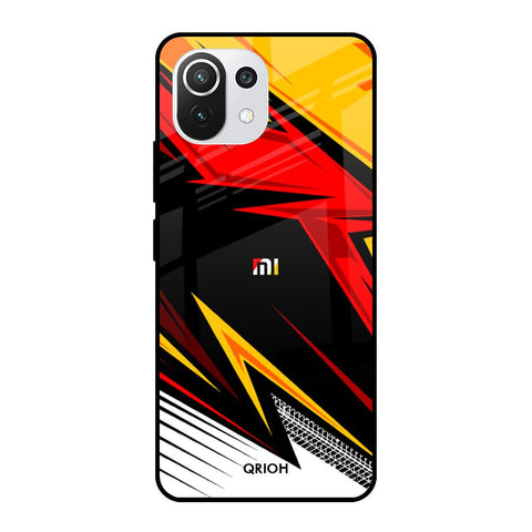 Race Jersey Pattern Glossy Case For Mi 11 Lite NE 5G
